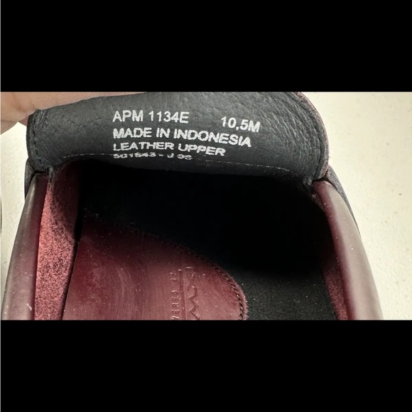 Rockport DMX Penny Loafer Mens 10.5 M Burgundy Leather Slip On Shoes APM 1134E main image 4